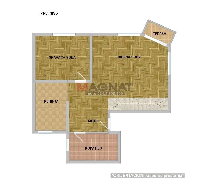 Prodaja, trosoban stan, 85m², Čubura, Beograd