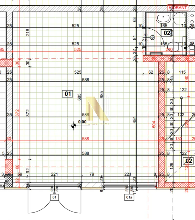 Rent, office space, 41m², Avijatičarsko naselje, Novi Sad Sve Podlokacije