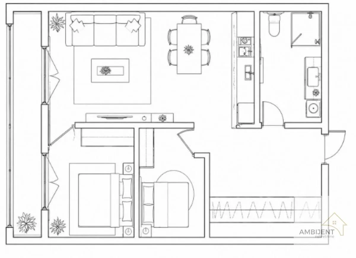 Prodaja, trosoban stan, 51m², Zvezdara Sve Podlokacije, Beograd