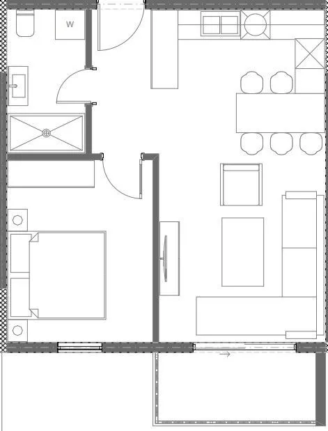 Prodaja, jednosoban stan, 47m², Donja Gorica, Podgorica