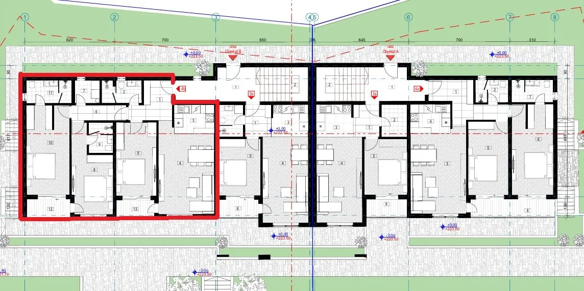 Prodaja, trosoban stan, 108m², Markovići, Budva