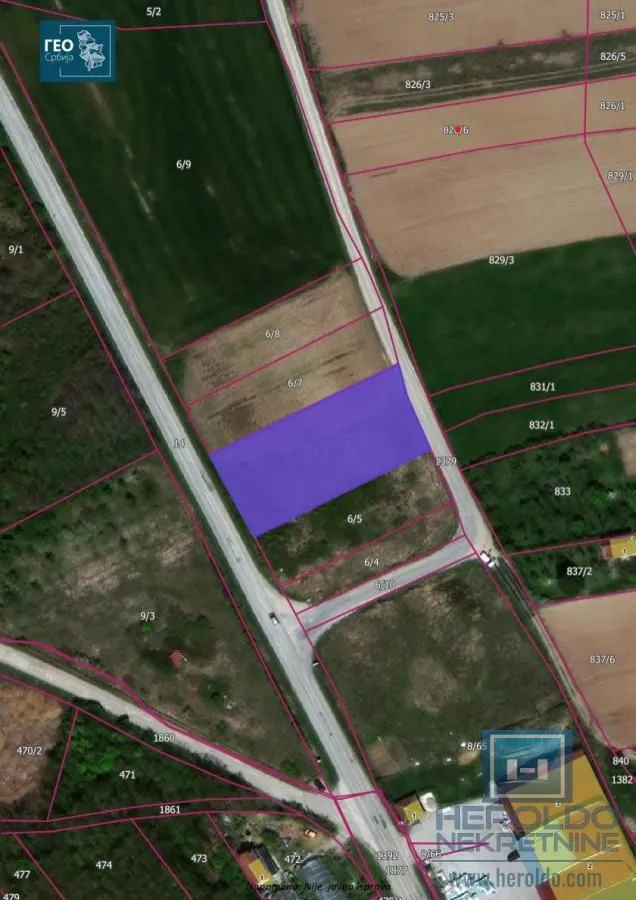 Prodaja, plac, 1500m², Lipar, Jagodina