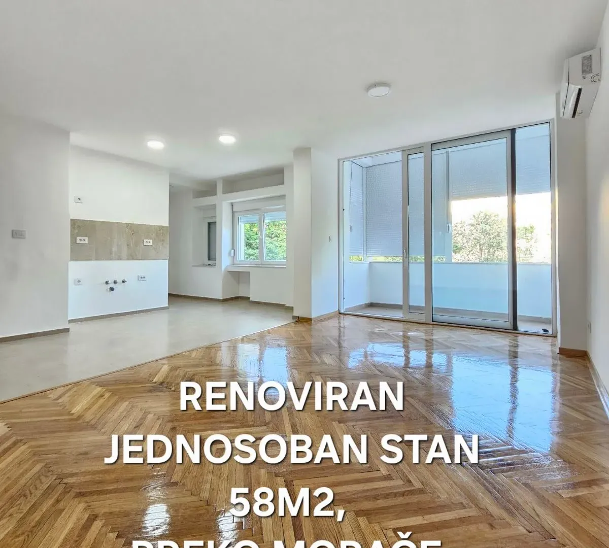 Prodaja, jednosoban stan, 58m², Preko Morače, Podgorica