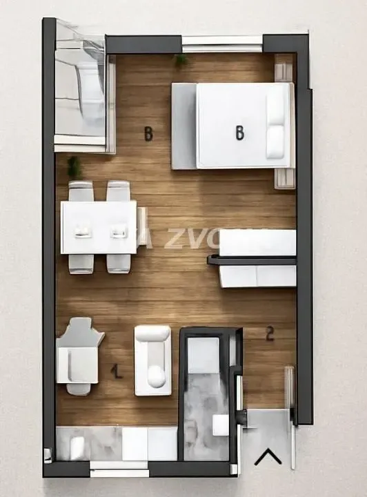 Prodaja, dvosoban stan, 44m², Telep, Novi Sad Sve Podlokacije