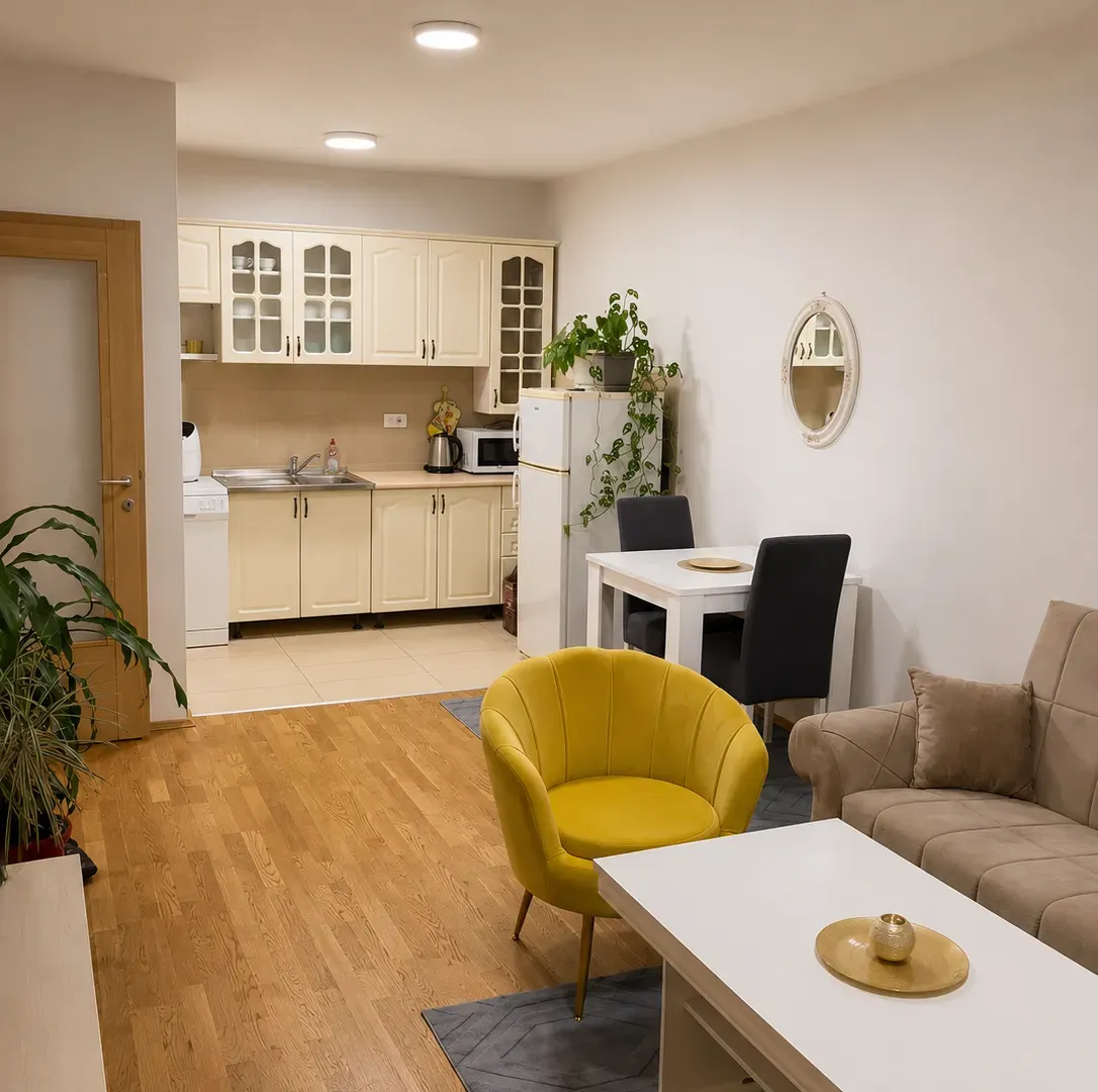 Rent, one bedroom apartment, 50m², Tuški Put, Podgorica