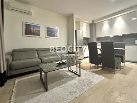 Rent, two bedroom apartment, 53m², Beograd Na Vodi, Beograd