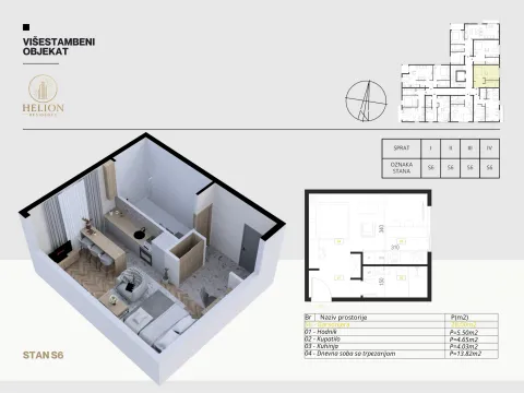 Prodaja, garsonjera, 28m², Podkošljun, Budva - image 6