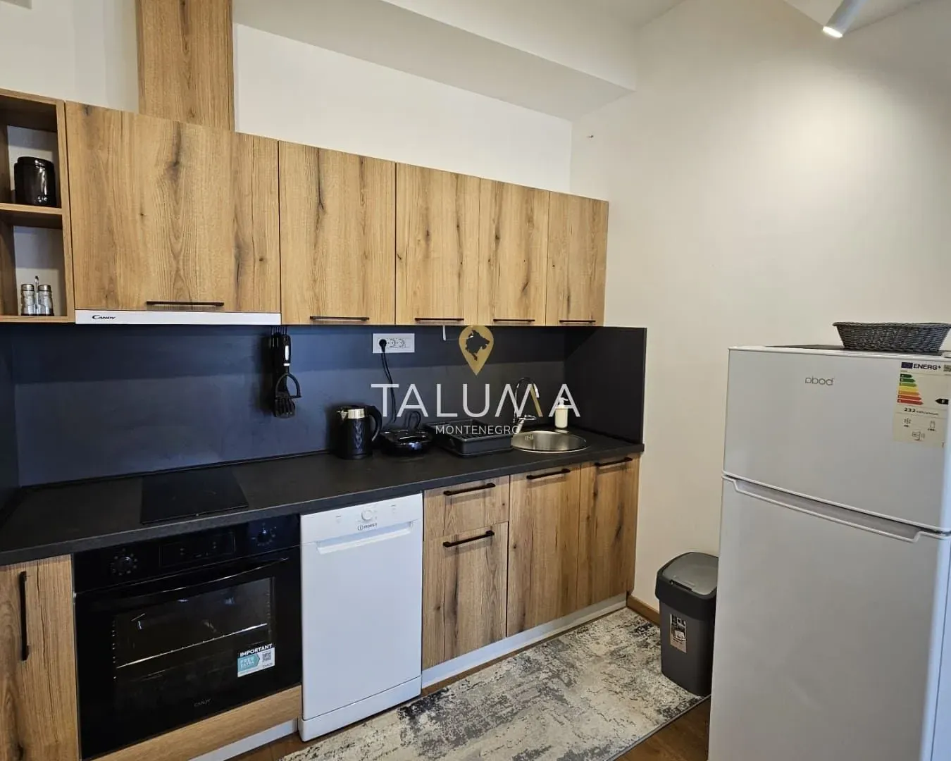 Rent, one bedroom apartment, 59m², Stara Varoš, Podgorica