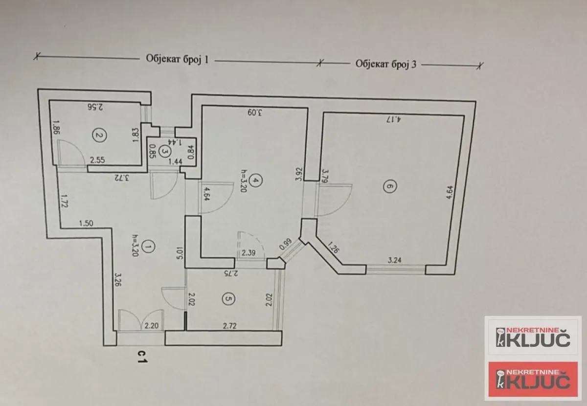 Prodaja, dvosoban stan, 58m², Centar, Novi Sad