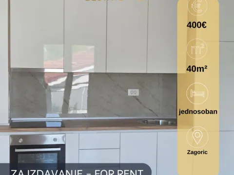 Rent, one bedroom apartment, 40m², Zagorič, Podgorica - image 1