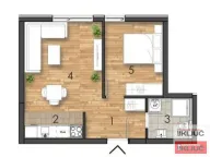 Sale, two bedroom apartment, 41m², Telep, Novi Sad Sve Podlokacije