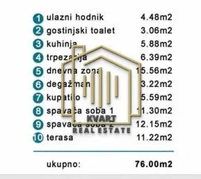 Prodaja, dvosoban stan, 76m², Zagorič, Podgorica - image 3