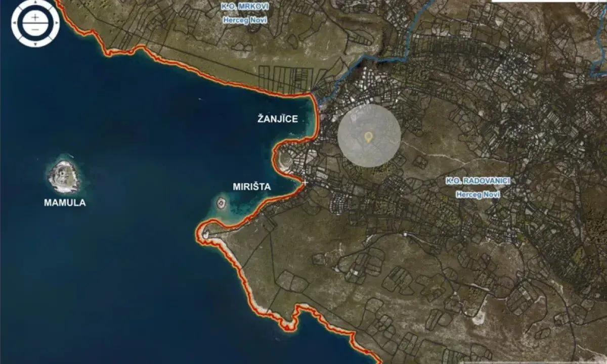 Prodaja, plac, 816m², Herceg Novi, Crna Gora