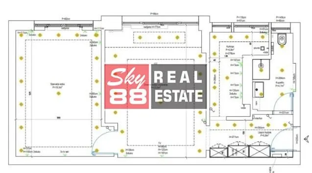 Sale, two bedroom apartment, 60m², Stari Grad, Beograd