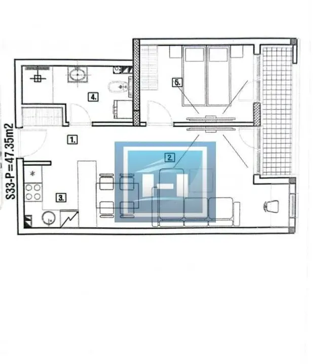 Prodaja, jednosoban stan, 47m², Paraćin, Srbija