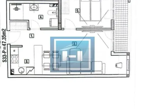 Prodaja, jednosoban stan, 47m², Paraćin, Srbija