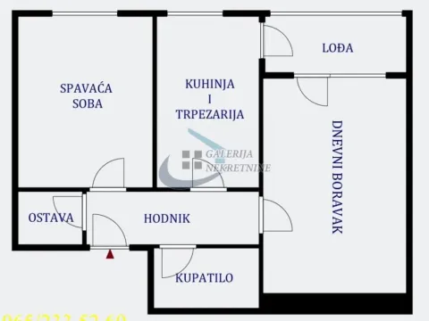 Prodaja, dvosoban stan, 55m², Kanarevo Brdo, Beograd - image 4
