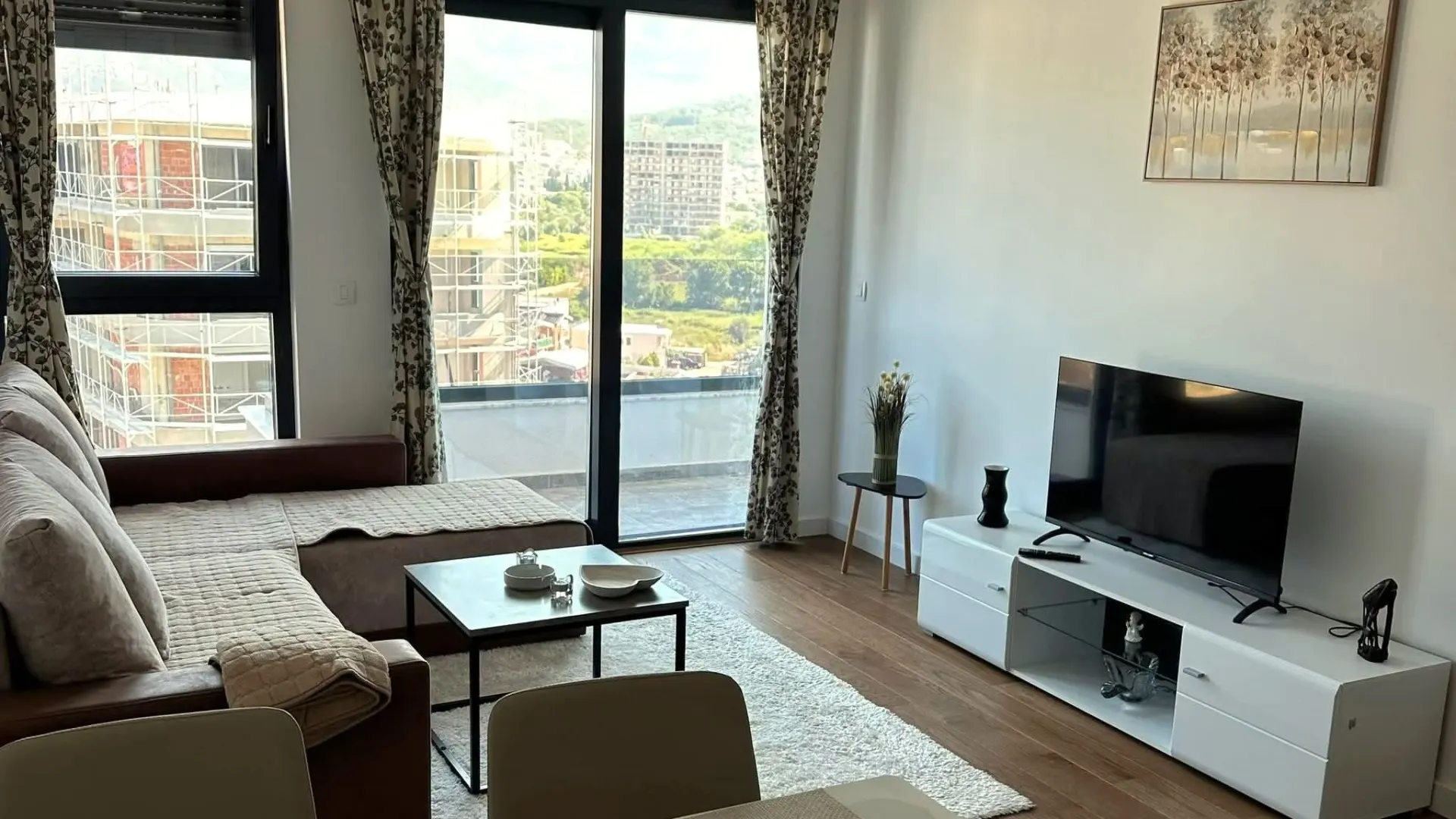 Rent, one bedroom apartment, 50m², Bjeliši, Bar