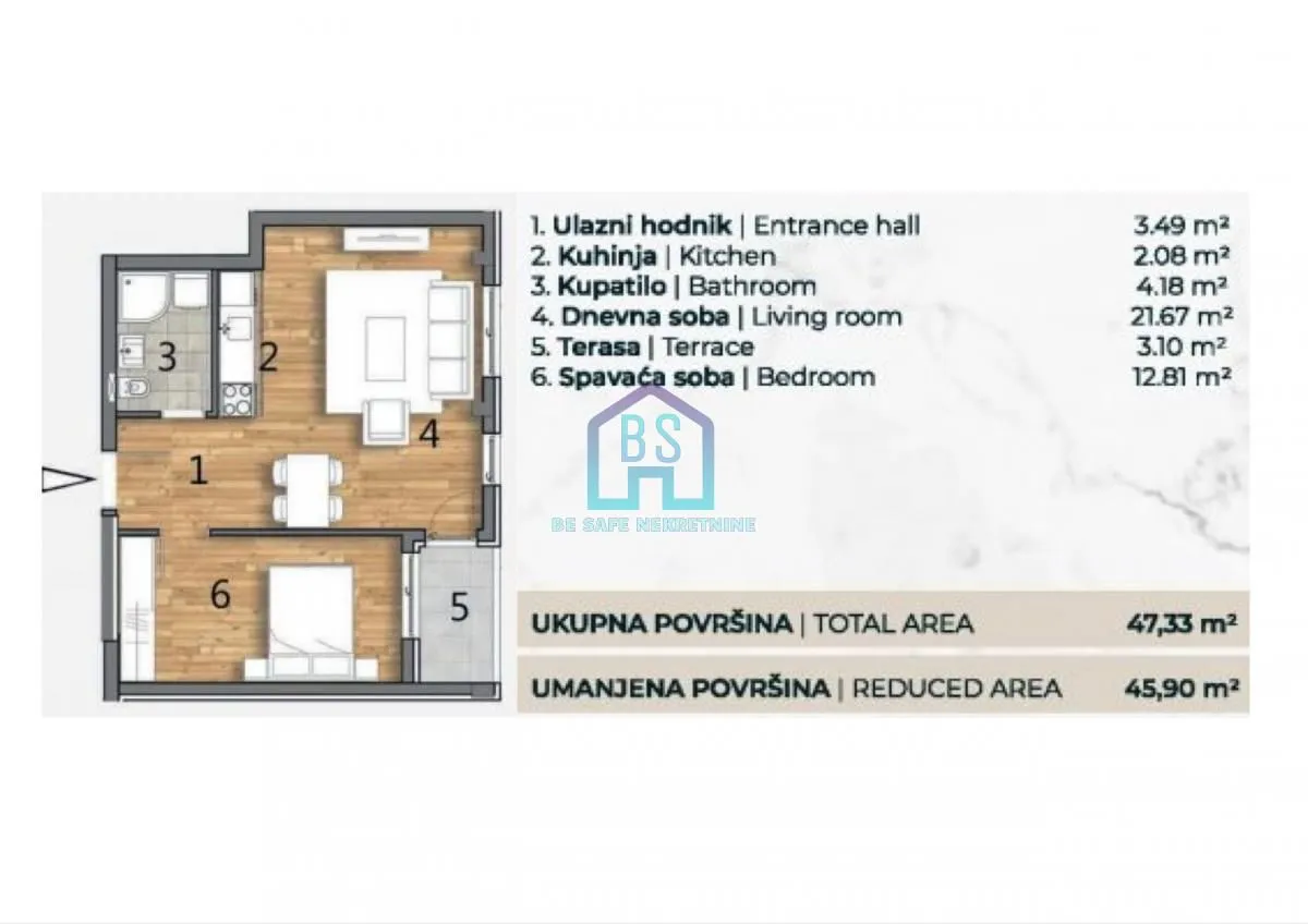 Prodaja, jednosoban stan, 45m², Telep, Novi Sad Sve Podlokacije