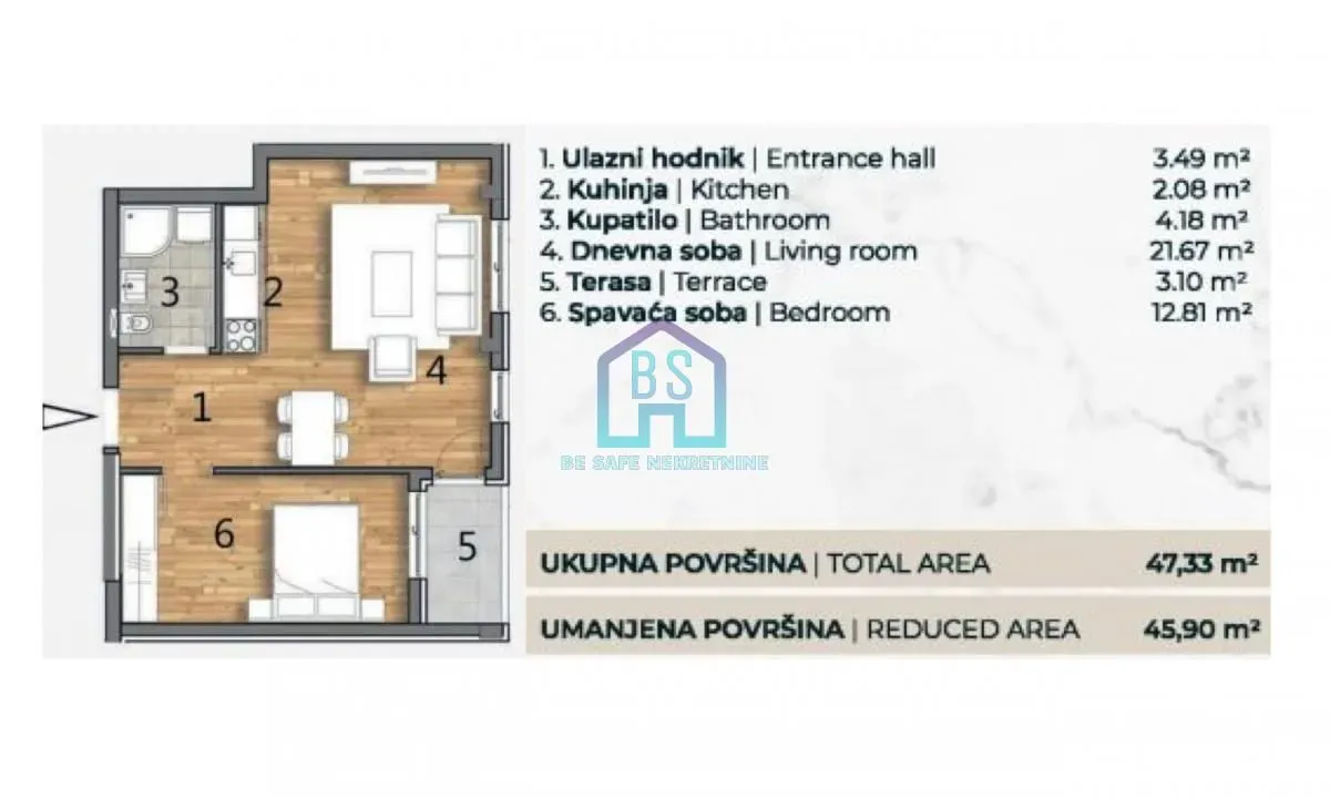 Prodaja, jednosoban stan, 45m², Telep, Novi Sad Sve Podlokacije