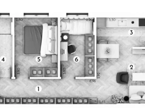 Prodaja, trosoban stan, 82m², Petrovaradin, Novi Sad - image 5