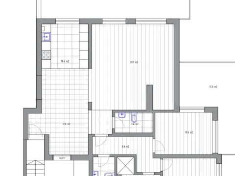 Sale, studio apartment, 171m², Petrovac, Budva - image 17