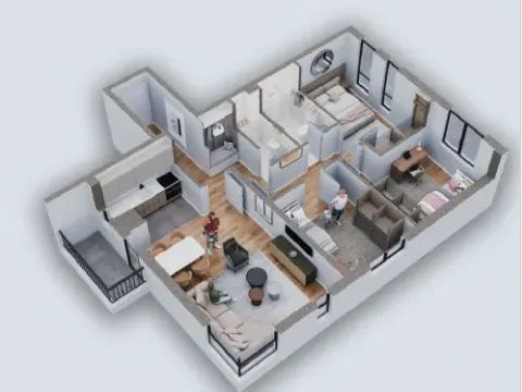 Sale, three bedroom apartment, 80m², Palilula, Niš - image 3