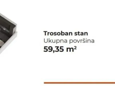 Sale, three bedroom apartment, 59m², Veternik, Novi Sad Sve Podlokacije - image 5