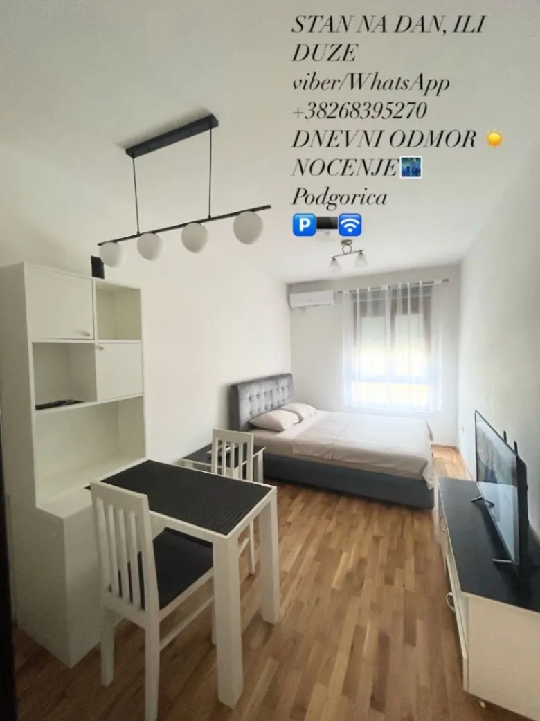 Stan-na-dan, garsonjera, 22m², City Kvart, Podgorica