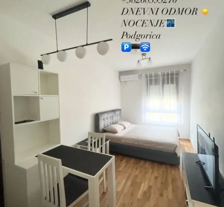 Stan-na-dan, garsonjera, 22m², City Kvart, Podgorica