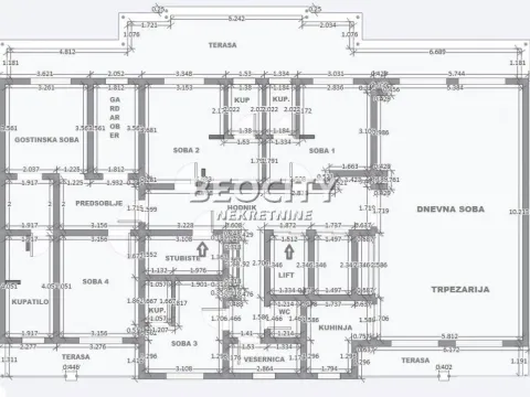 Sale, three bedroom apartment, 250m², Šumice, Beograd - image 7