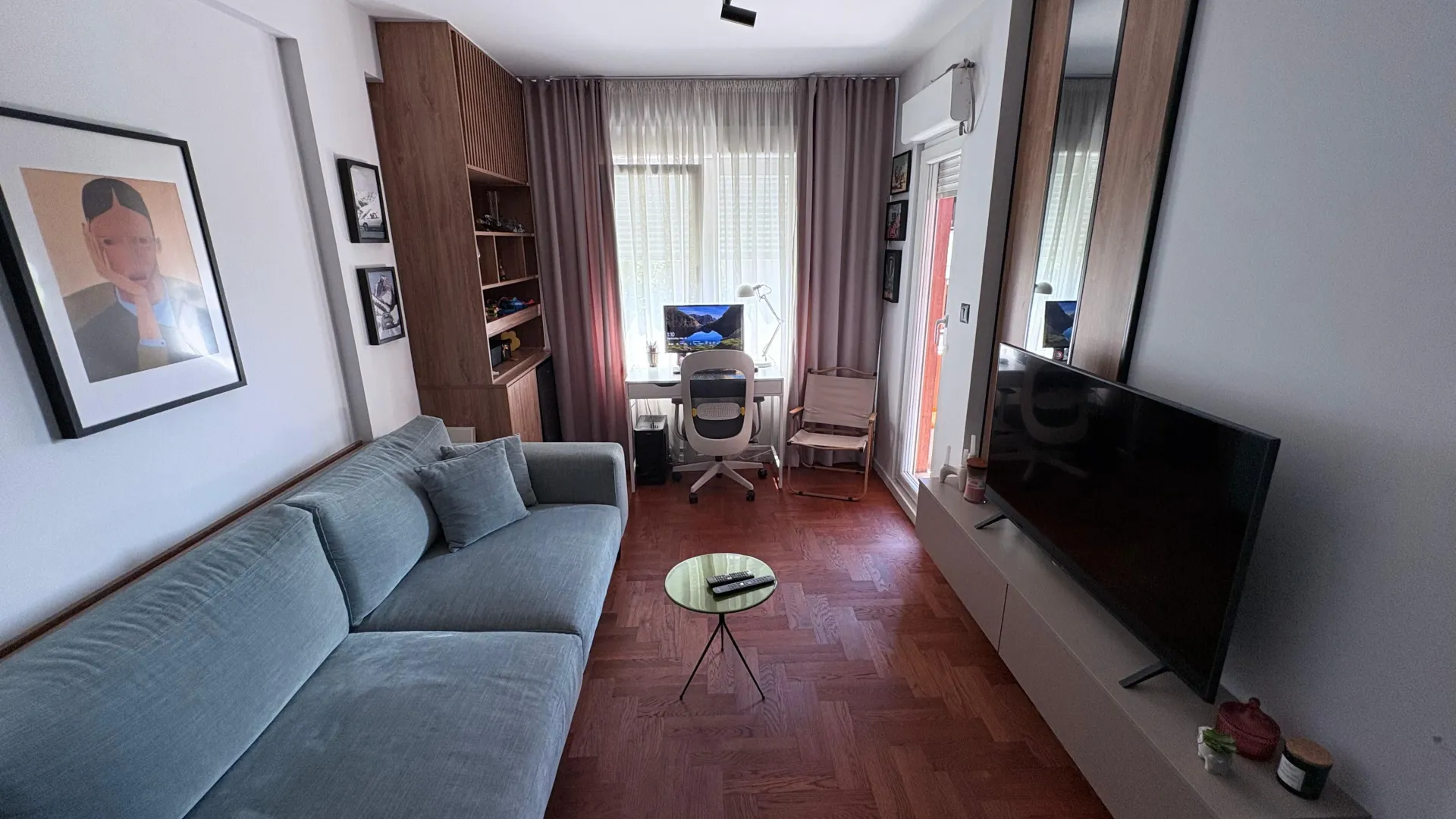 Rent, one bedroom apartment, 37m², Preko Morače, Podgorica