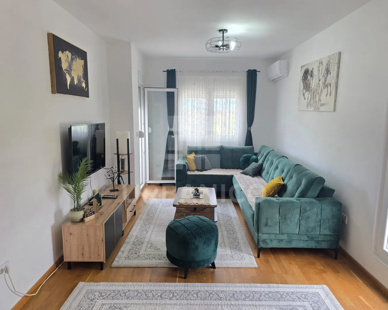 Prodaja, jednosoban stan, 46m², Stari Aerodrom, Podgorica