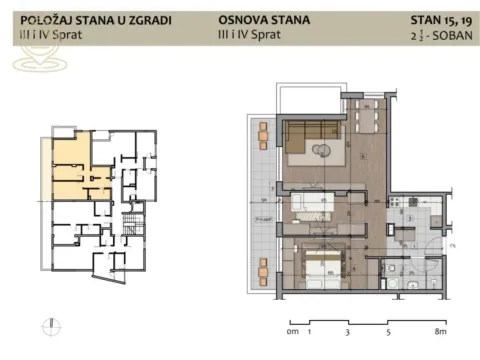 Prodaja, dvosoban stan, 58m², Medijana, Niš - image 2