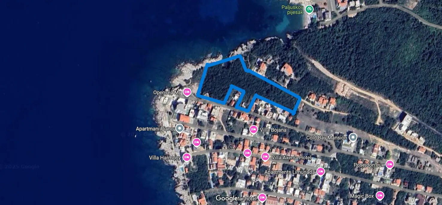 Prodaja, plac, 6710m², Hladna Uvala, Bar