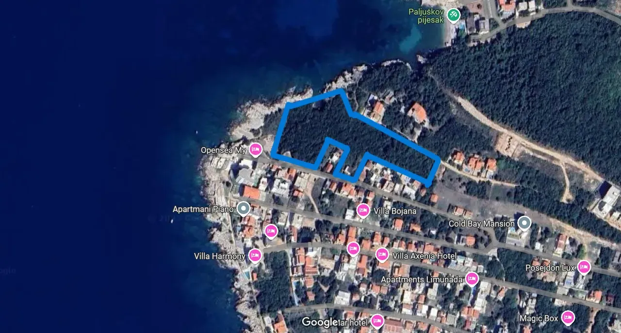 Prodaja, plac, 6710m², Hladna Uvala, Bar