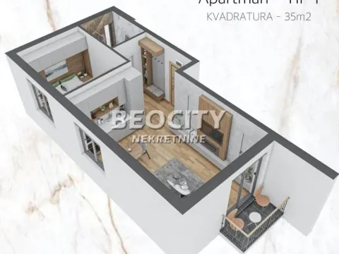 Prodaja, jednosoban stan, 35m², 25. Maj, Zlatibor - image 2