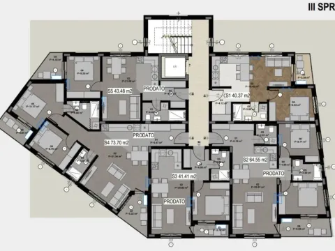 Sale, one bedroom apartment, 40m², Bar, Crna Gora - image 4