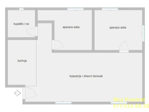 Prodaja, trosoban stan, 65m², Ledine, Beograd - image 12