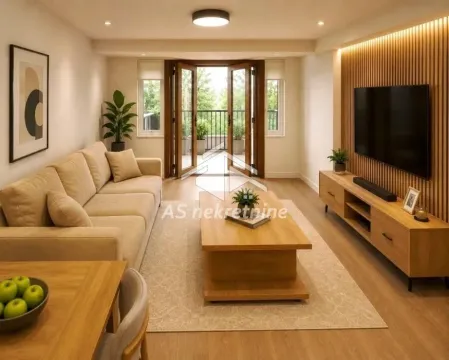 Modern living room with sofa, TV and access to the terrace. - image 2