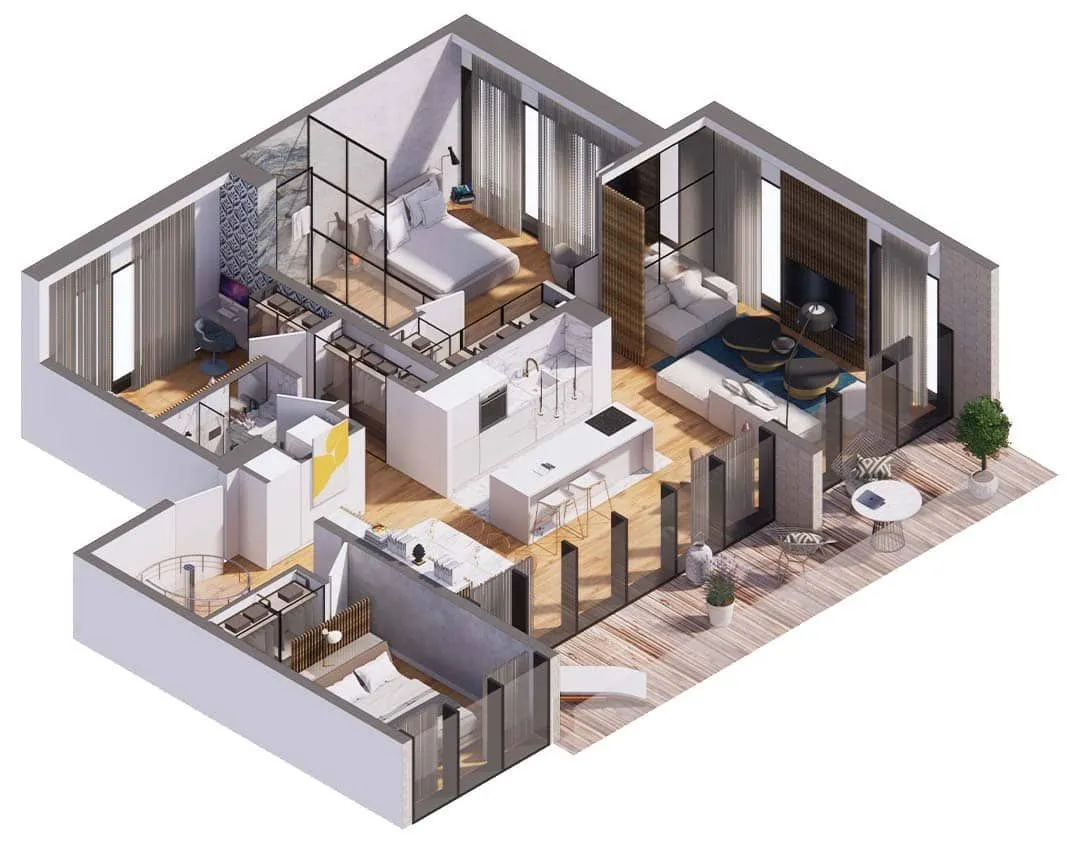 Sale, four bedroom apartment, 264m², Budva, Crna Gora