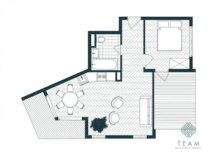 Prodaja, jednosoban stan, 56m², Donja Lastva, Tivat