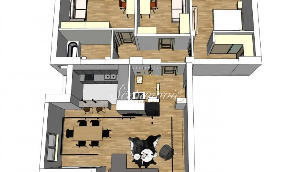 Prodaja, četvorosoban stan, 110m², Centar, Novi Sad