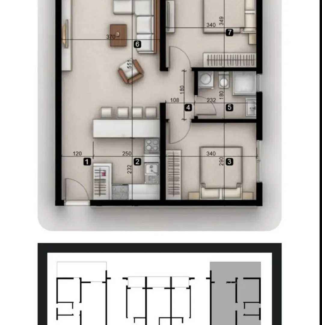 Prodaja, dvosoban stan, 64m², Ulcinjsko Polje, Ulcinj