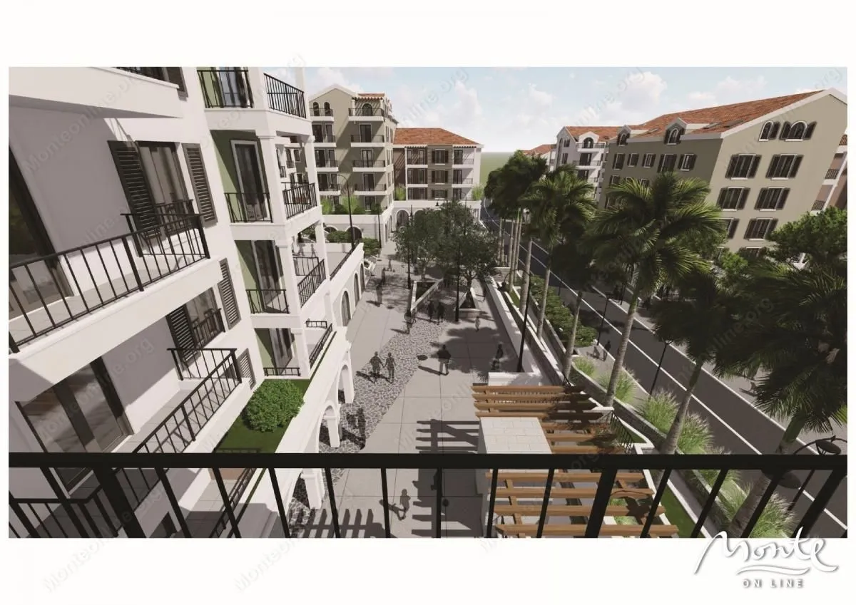 Prodaja, jednosoban stan, 40m², Tivat, Crna Gora