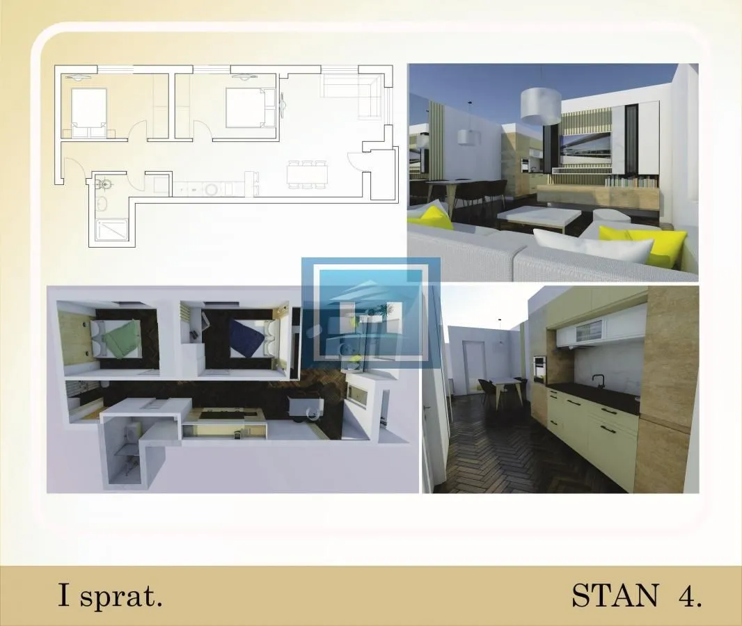 Prodaja, dvosoban stan, 63m², Aqua park, Jagodina
