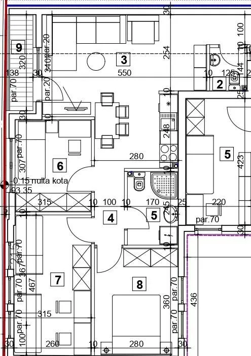 Prodaja, trosoban stan, 70m², Zemun Gornji Grad, Zemun Sve Podlokacije