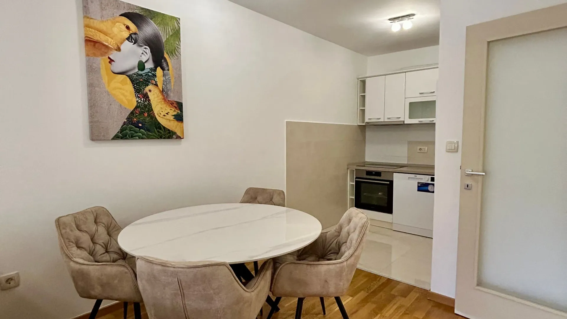 Rent, one bedroom apartment, 46m², City Kej, Podgorica