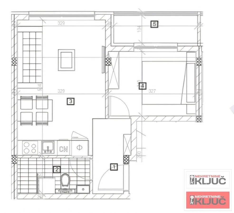 Prodaja, jednosoban stan, 34m², Veternik, Novi Sad Sve Podlokacije