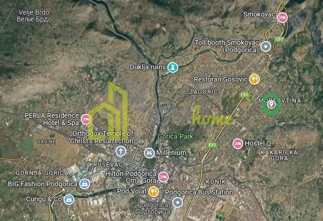 Prodaja, plac, 545m², Doljani, Podgorica